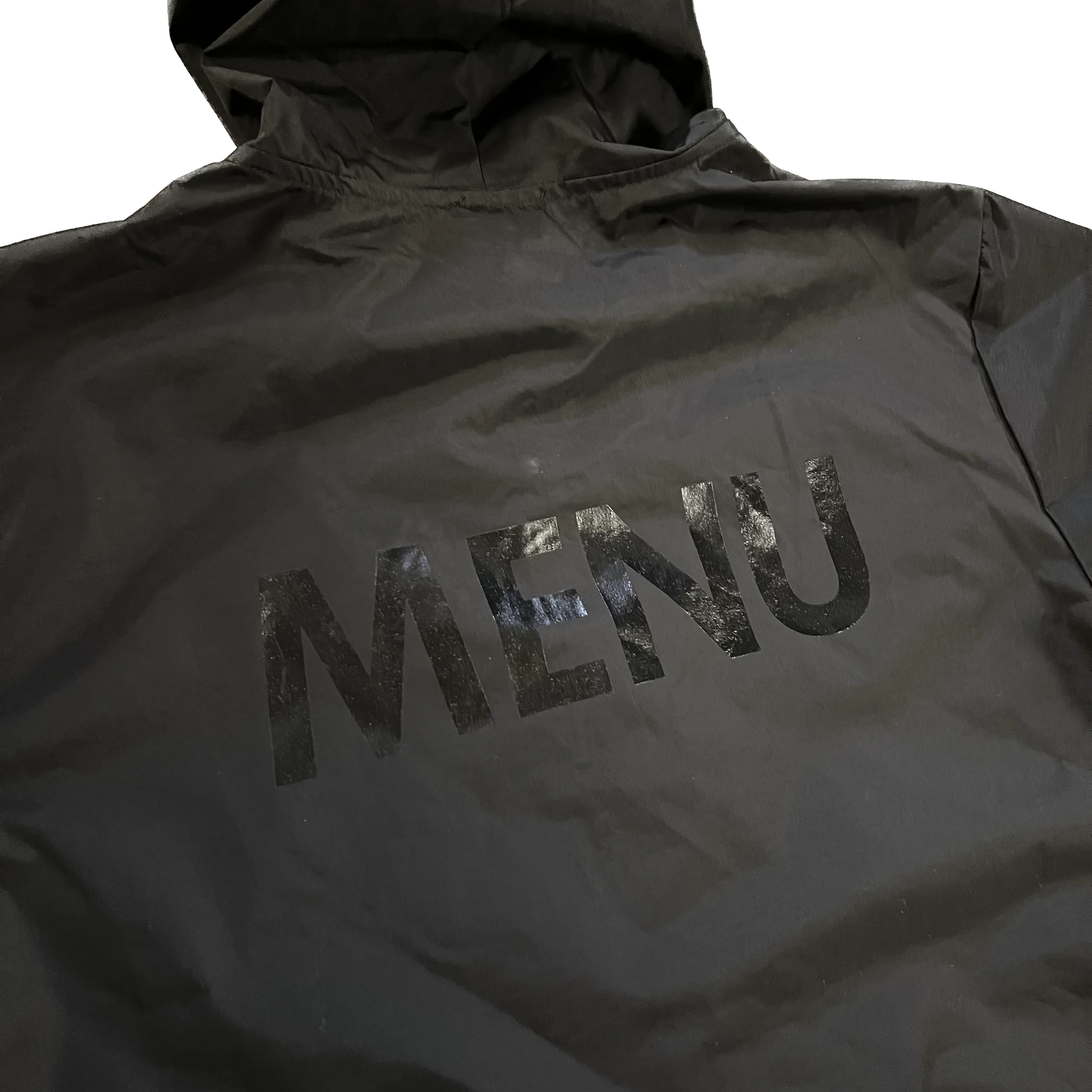 Menu Waterproof Hooded Jacket - Black/Black