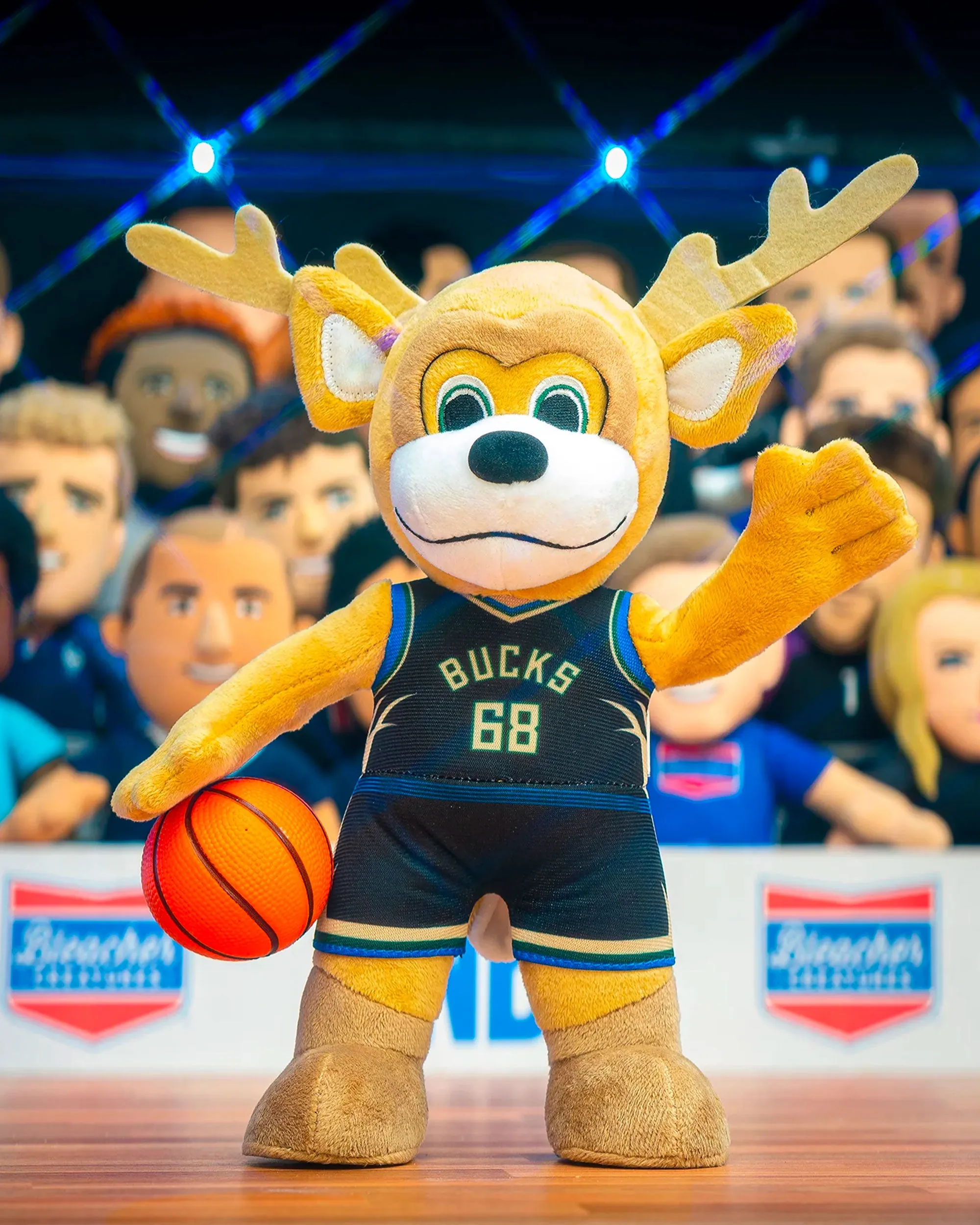 Milwaukee Bucks Bango 10 Mascot Plush Figure Statement