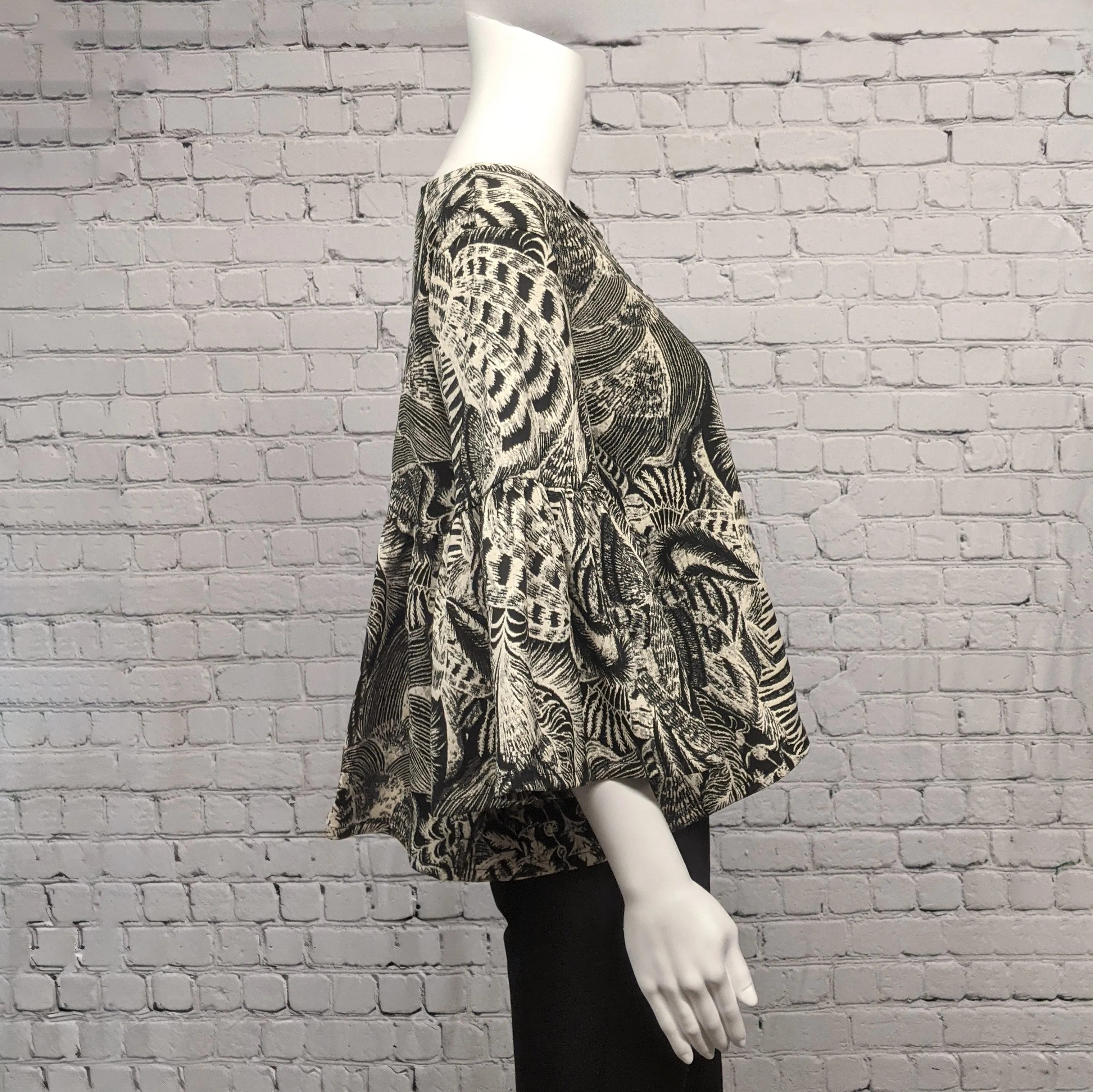 NEW! Frida Jacket in Black, Gray and White Indaco by Bryn Walker