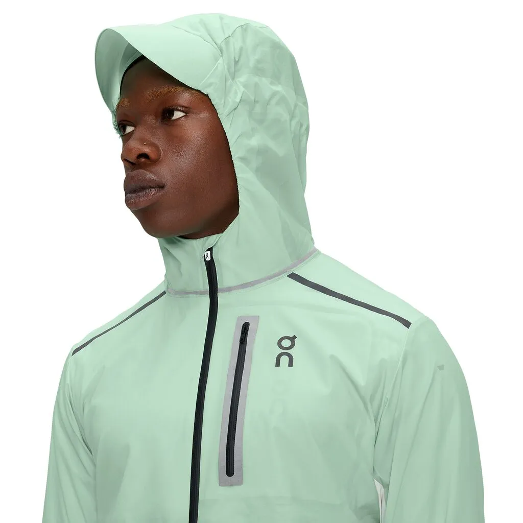 On Running Weather Jacket (Mens) - Creek/Pearl