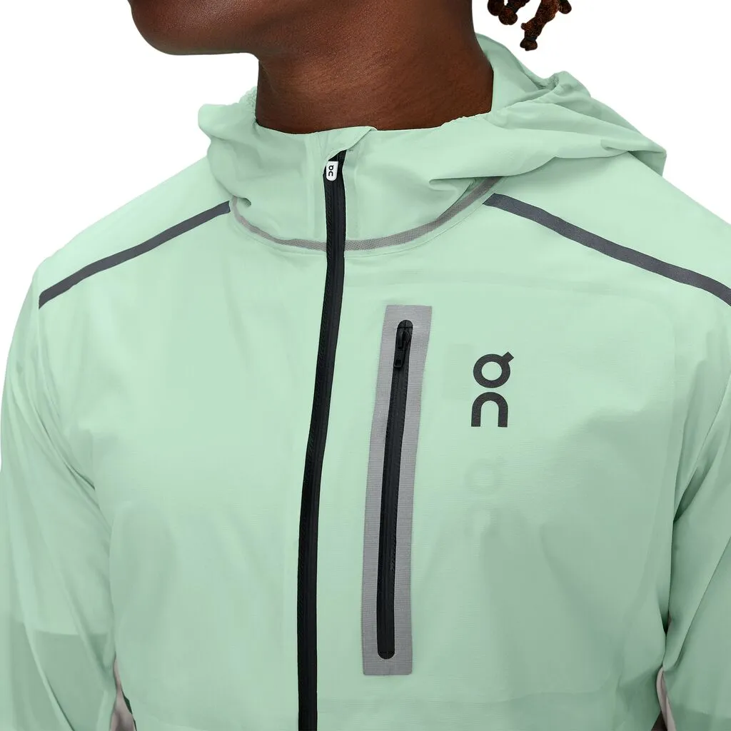 On Running Weather Jacket (Mens) - Creek/Pearl