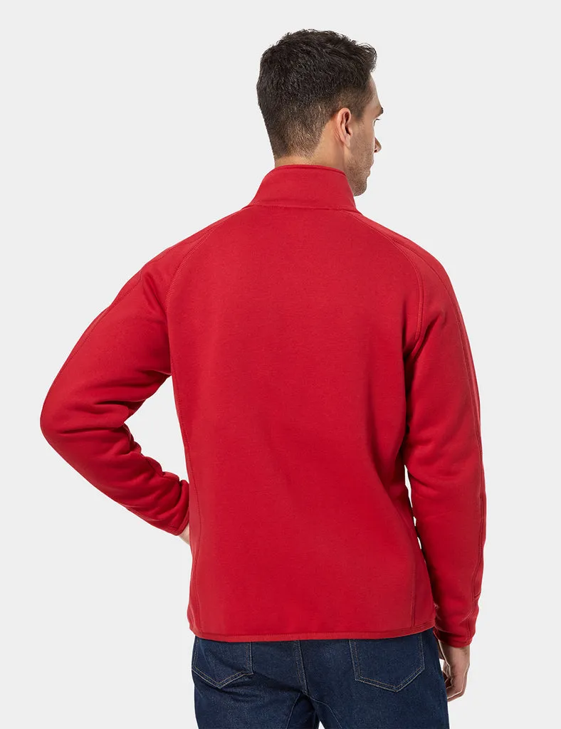 (Open-box) Men's Heated Fleece Jacket (Battery Set Not Included)