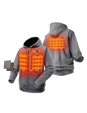 (Open-Box) Unisex Heated Fleece Hoodie