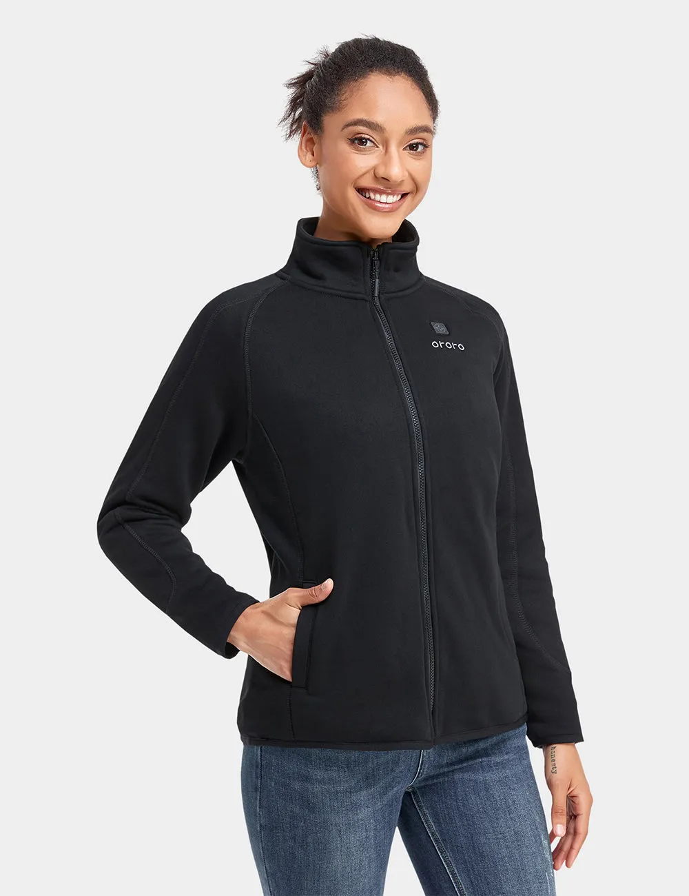 (Open-box) Women's Heated Full-Zip Fleece Jacket with B19G Battery