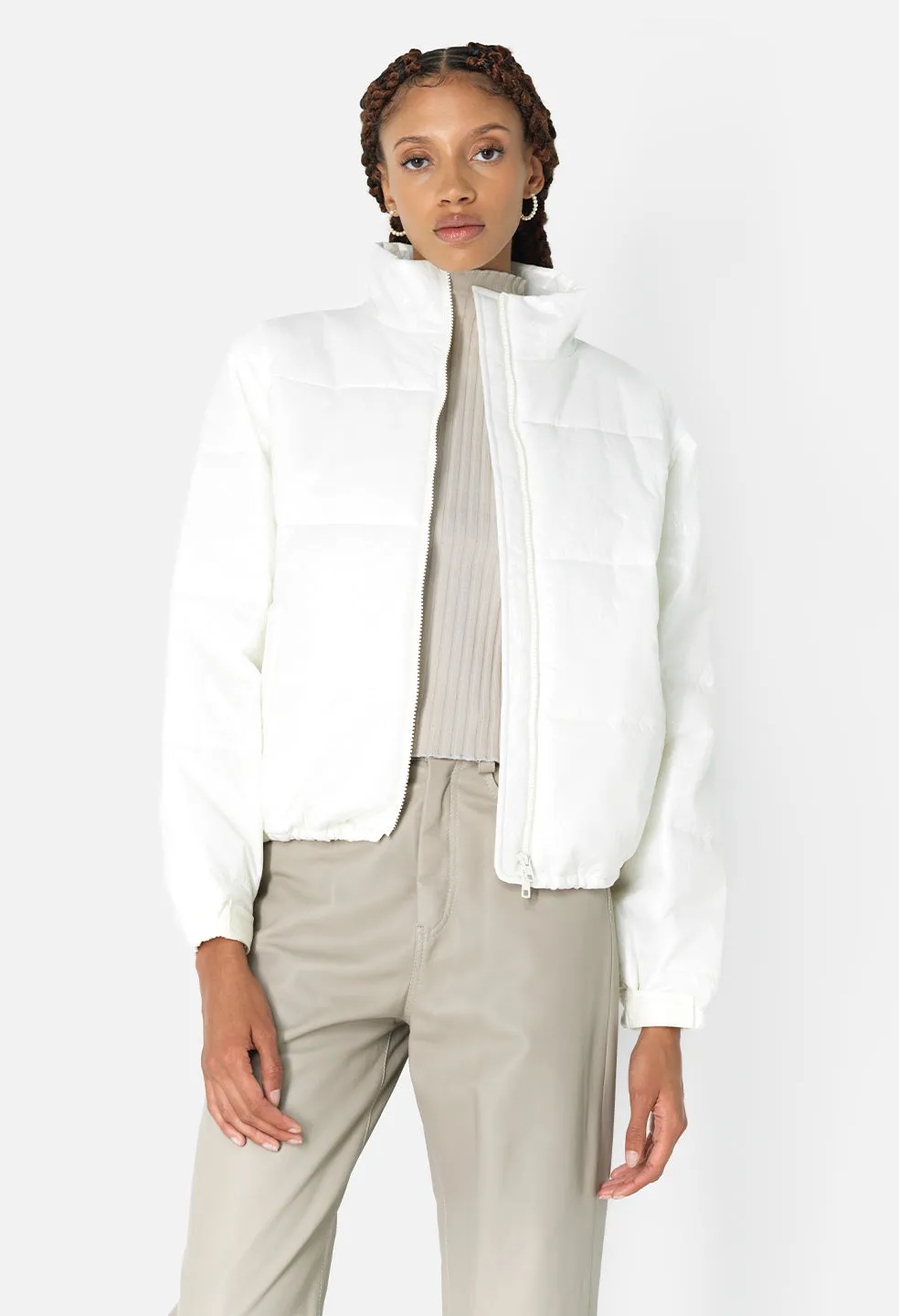 Puffer Jacket / White