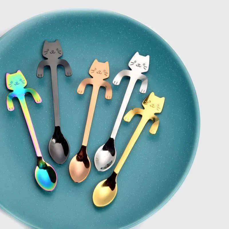 Relaxing Kitty Teaspoons (4 Pieces)