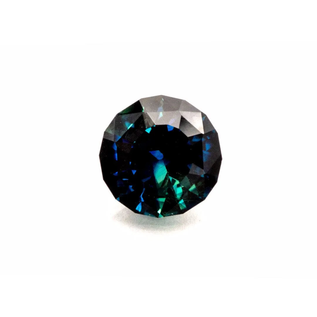 Round Cut Dark Blue 6.8mm/1.28ct  Thailand Sapphire Loose Gemstone