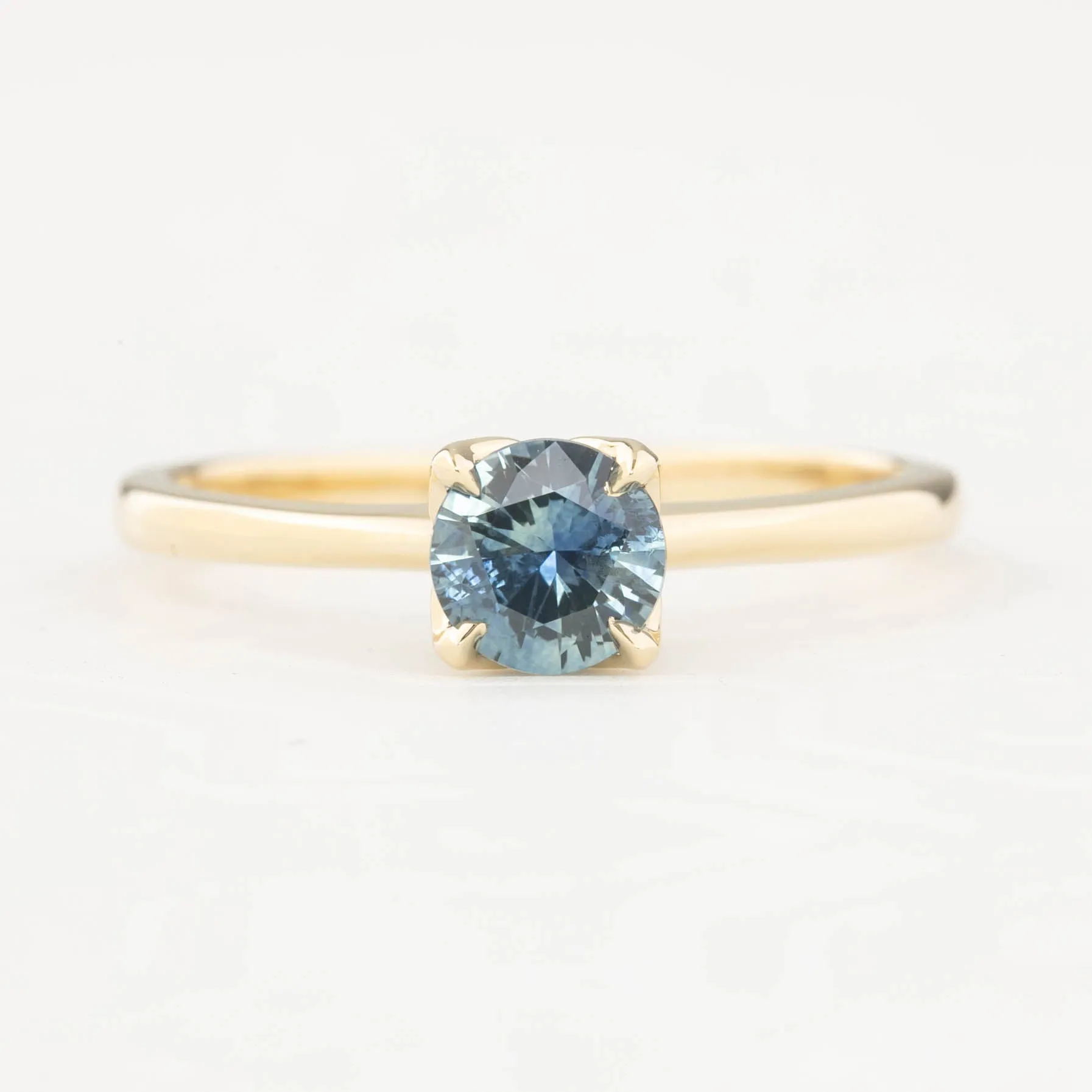 Sara Ring 0.64ct Blue Montana Sapphire (One of a kind)