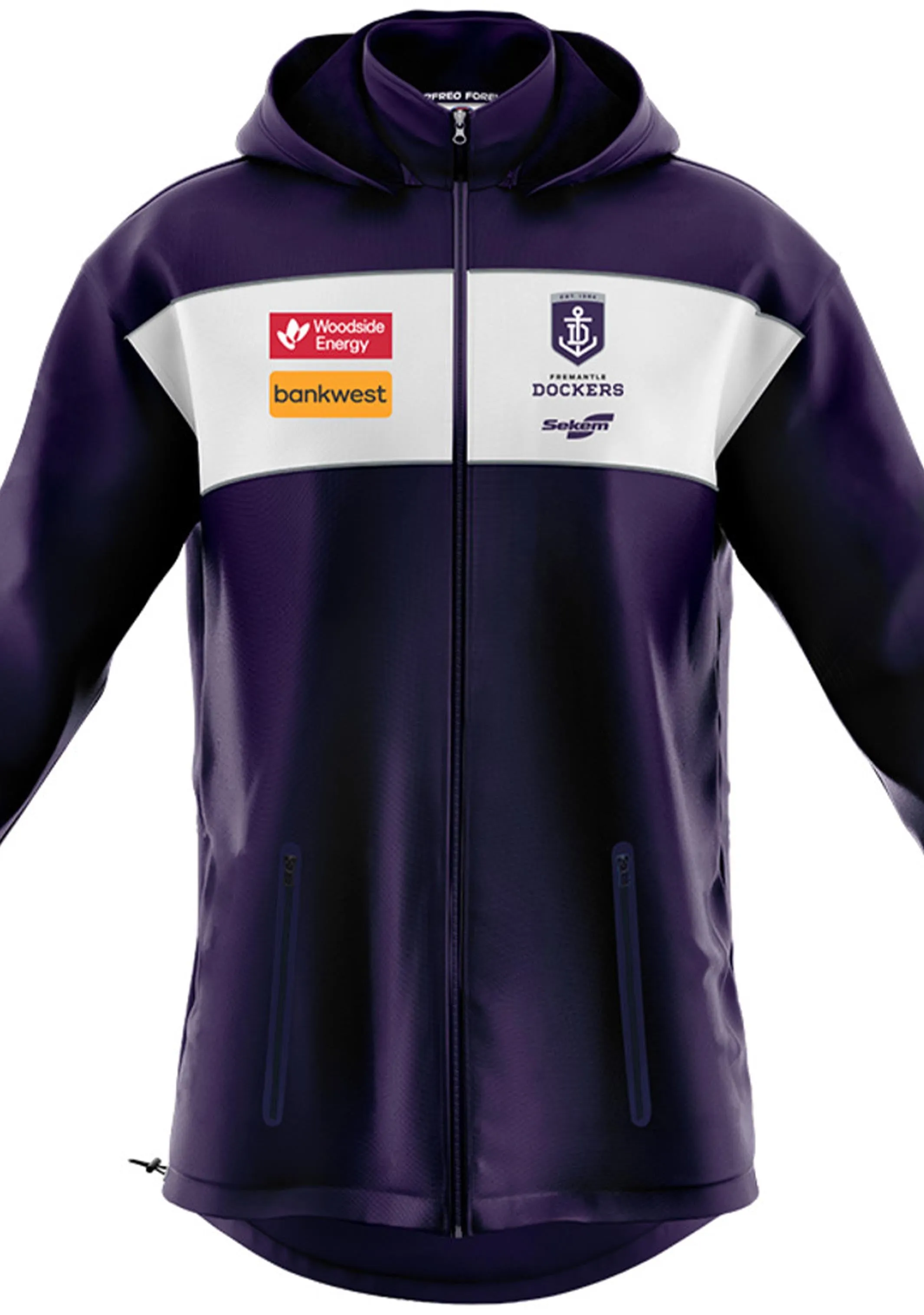 Sekem Fremantle Dockers 2023 Mens Wet Weather Jacket <br> 93F115M12