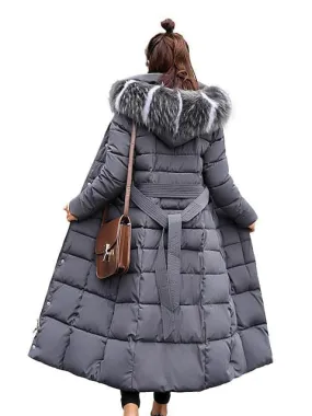 Stay Warm and Stylish with Women's Long Puffer Jacket