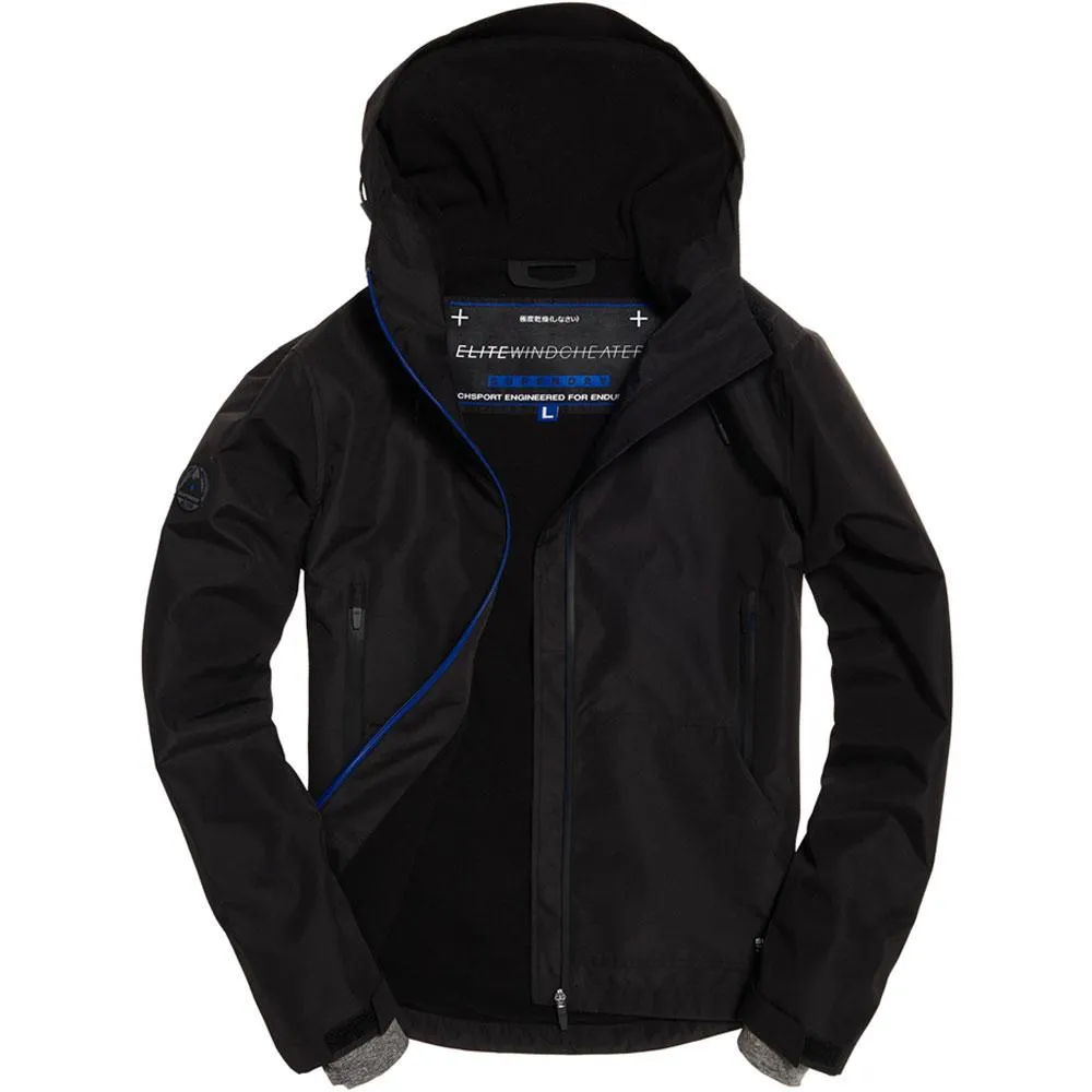 Superdry Hooded Elite SD-Windcheater - Black