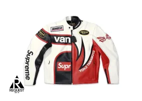 Supreme Yohji Yamamoto Vanson Leathers Split Jacket White