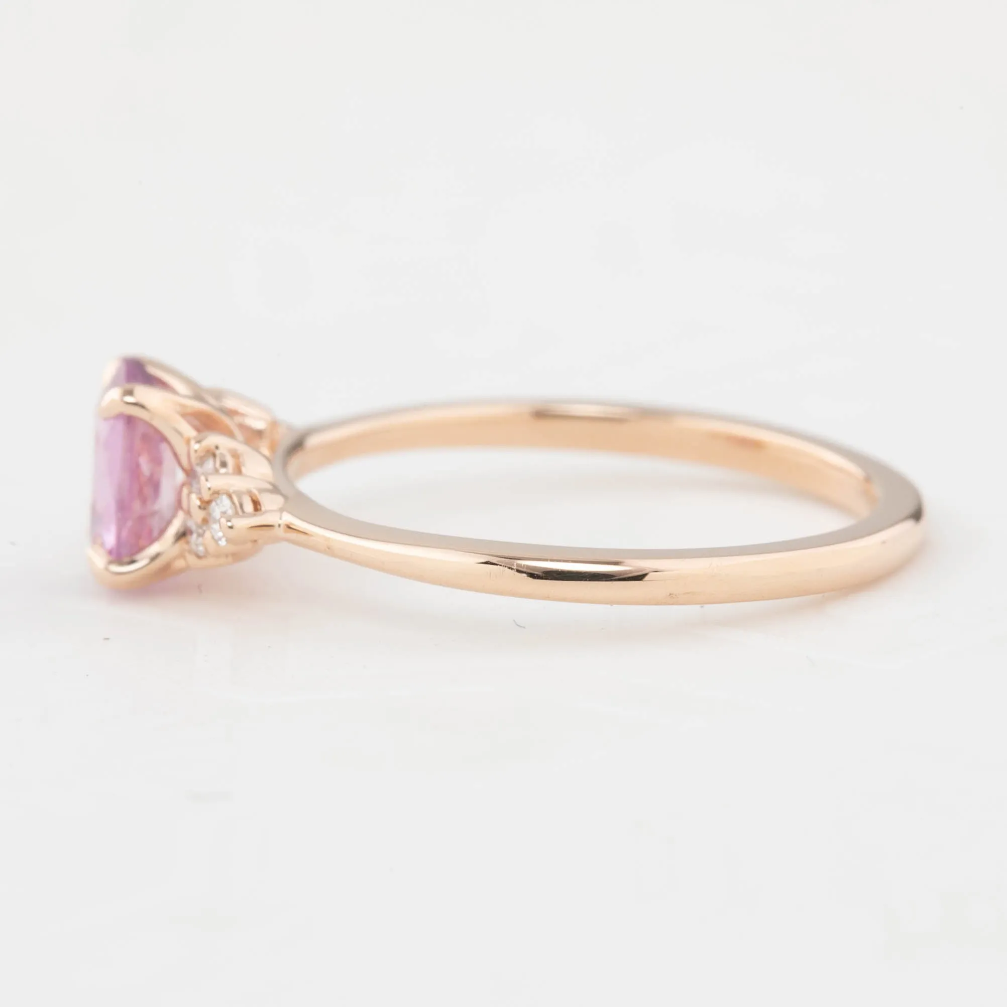 Teresa Ring - 0.84ct Light Pink Ceylon Sapphire, 14k Rose Gold (One of a kind)