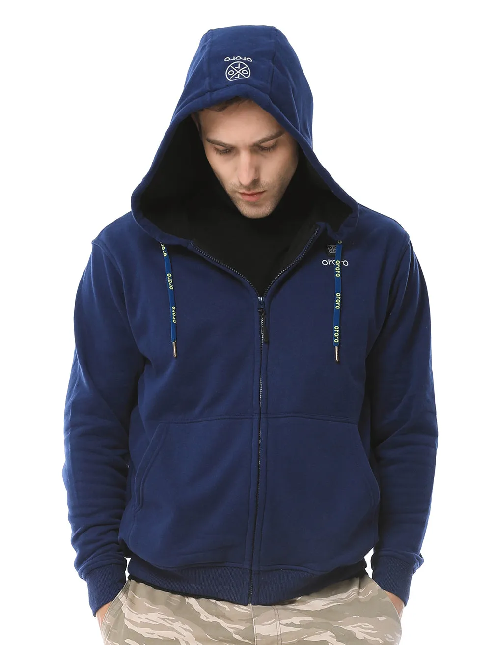 Unisex Heated Hoodie - Navy (Discontinued)