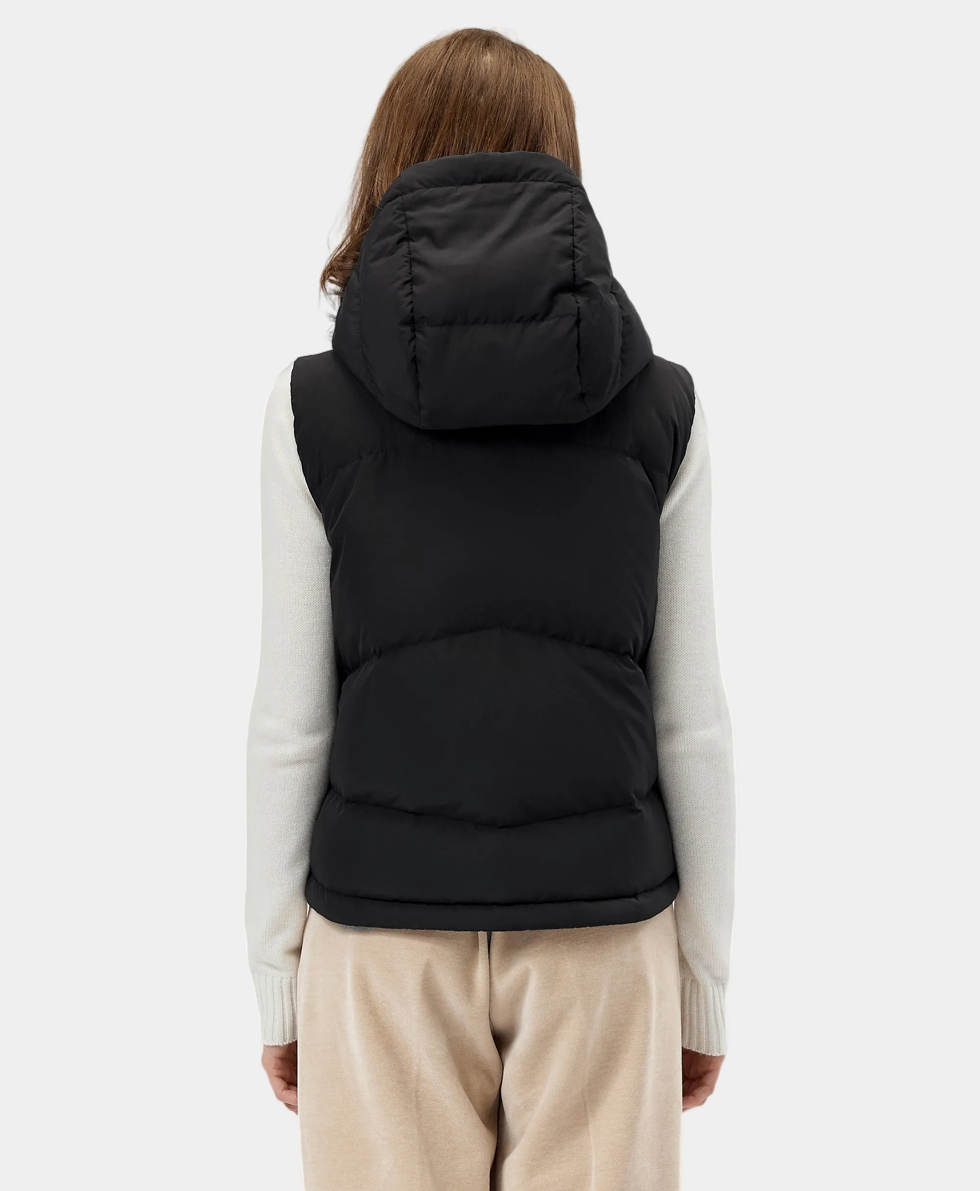 Women's Heated Cropped Puffer Down Vest (Apparel Only)