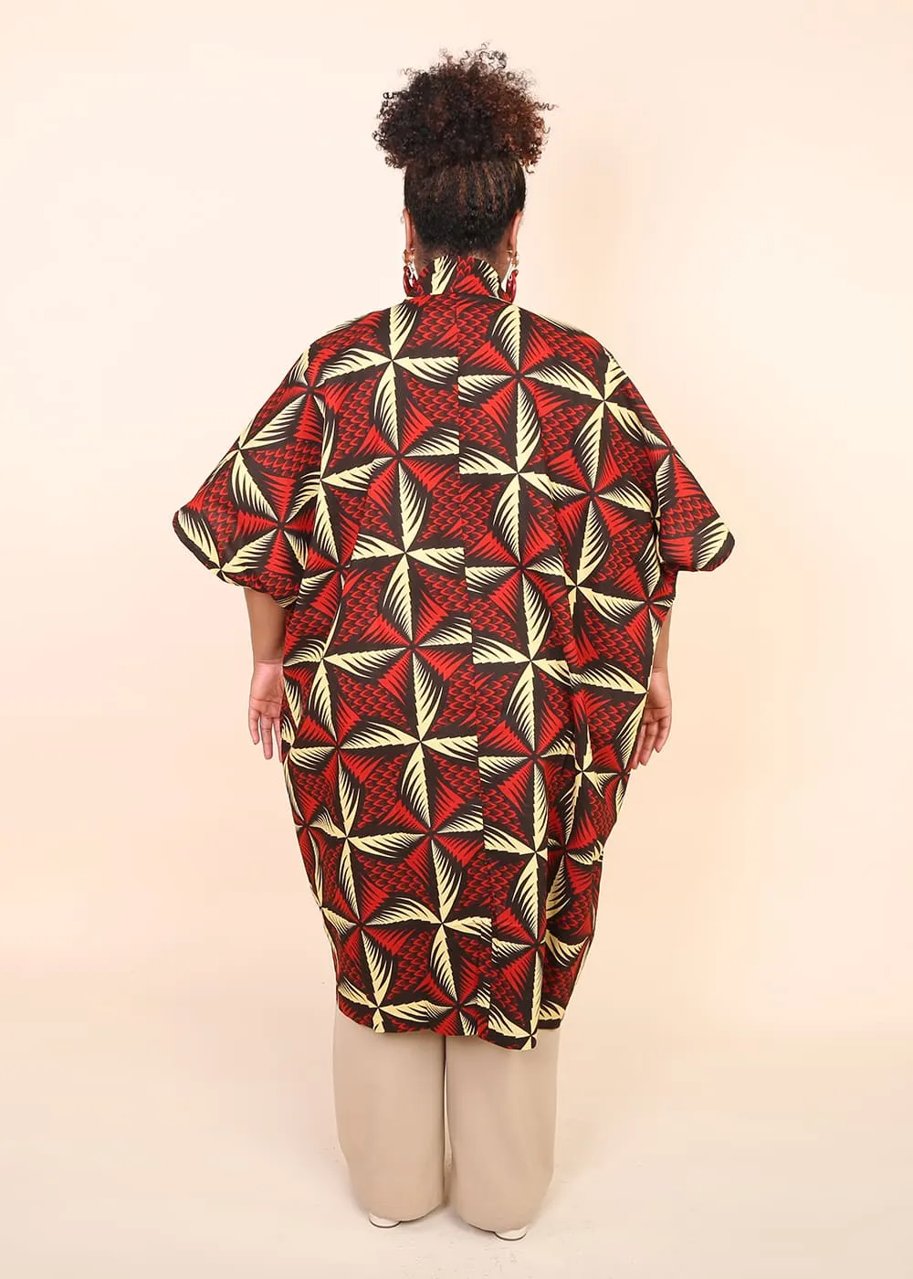 YEMI African Print Kimono Women's Jacket